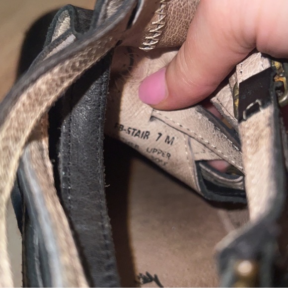 SOLD Freebird Stair Distressed Leather Ankle Booties - Picture 7 of 9